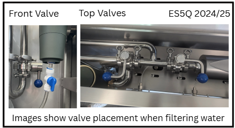 2024-25 ES5Q Filtering Valve Position