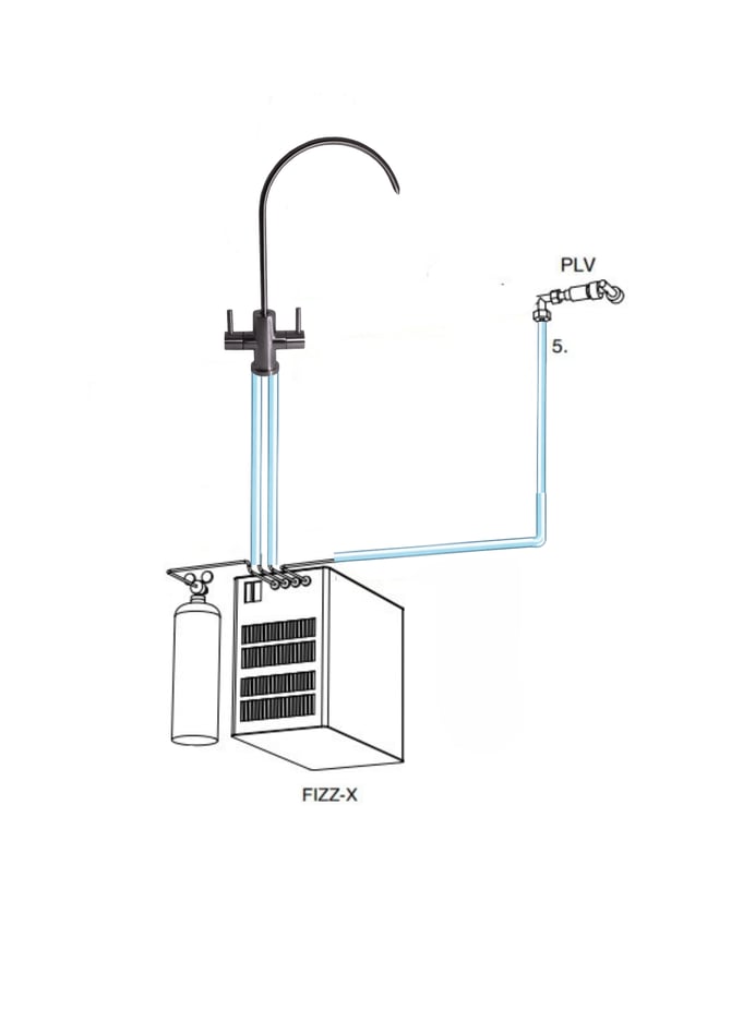 ES6S with Dual Tap Installation Daigram (no filters)