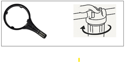 wrench & drawing of housing